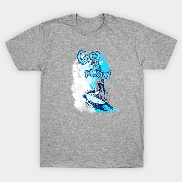 Go with the flow T-Shirt by NakedMonkey